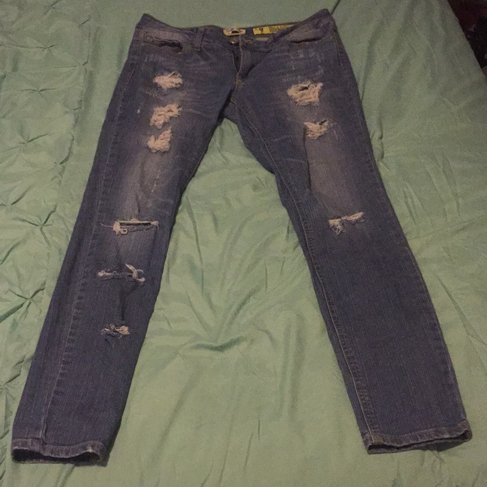 Indigo Rein Ripped Skinny Jeans